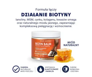 Hoof Expert Biotin Balm 450ml Codzienna pielęgnacja i ochrona kopyt