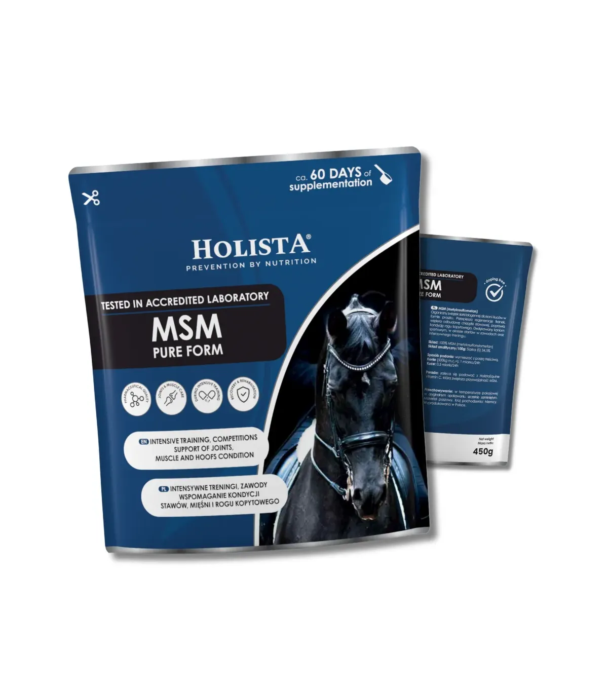 MSM dla koni 450g - suplement siarki dla zdrowych stawów