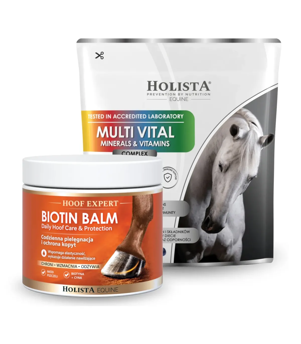 Smar Hoof Expert Biotin Balm + Multi Vital 1500g kompletna ochrona i odżywienie