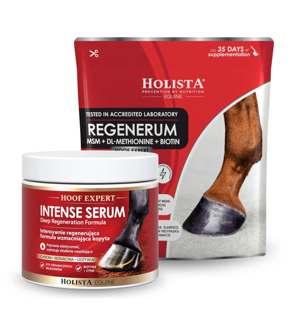 Smar Hoof Expert Intense Serum + Regenerum 1000g regeneracja i wzrost kopyt