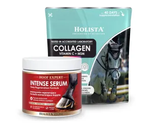 Smar Hoof Expert Intense Serum + Kolagen 3w1 600g odbudowa zdrowych kopyt
