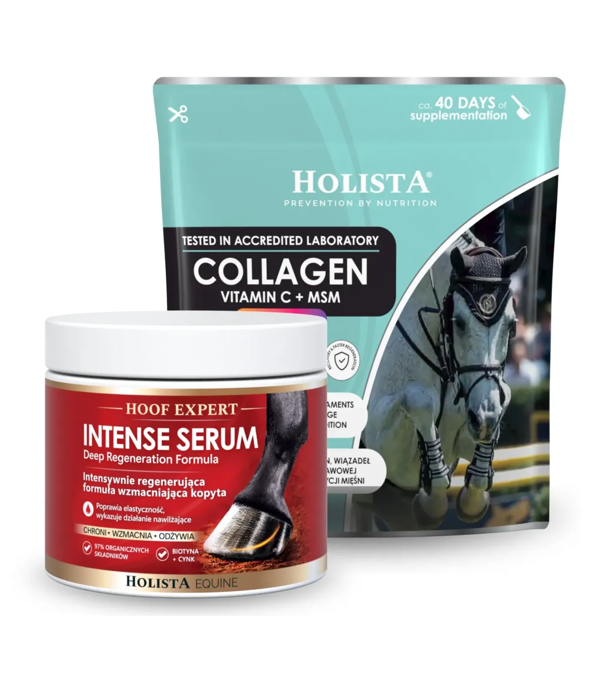 Smar Hoof Expert Intense Serum + Kolagen 3w1 600g odbudowa zdrowych kopyt