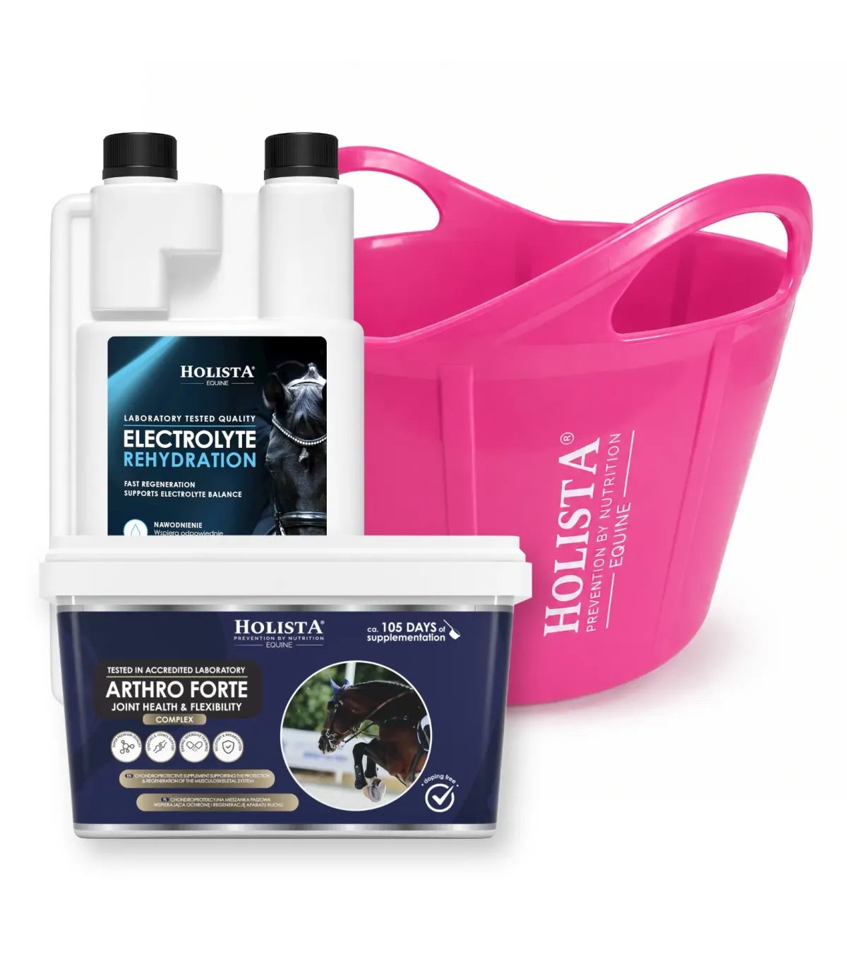 Elektrolity Rehydration 1l + Arthro Forte 2000g + Wiadro elastyczne 17l GRATIS
