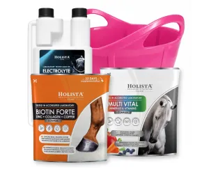 Elektrolity Rehydration 1l + MultiVital 1500g + Biotin Forte 500g + Wiadro elastyczne 17l GRATIS
