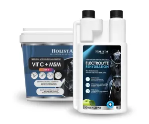 Elektrolity Holista Equine Rehydration 1l + Witamina C + MSM 1000g