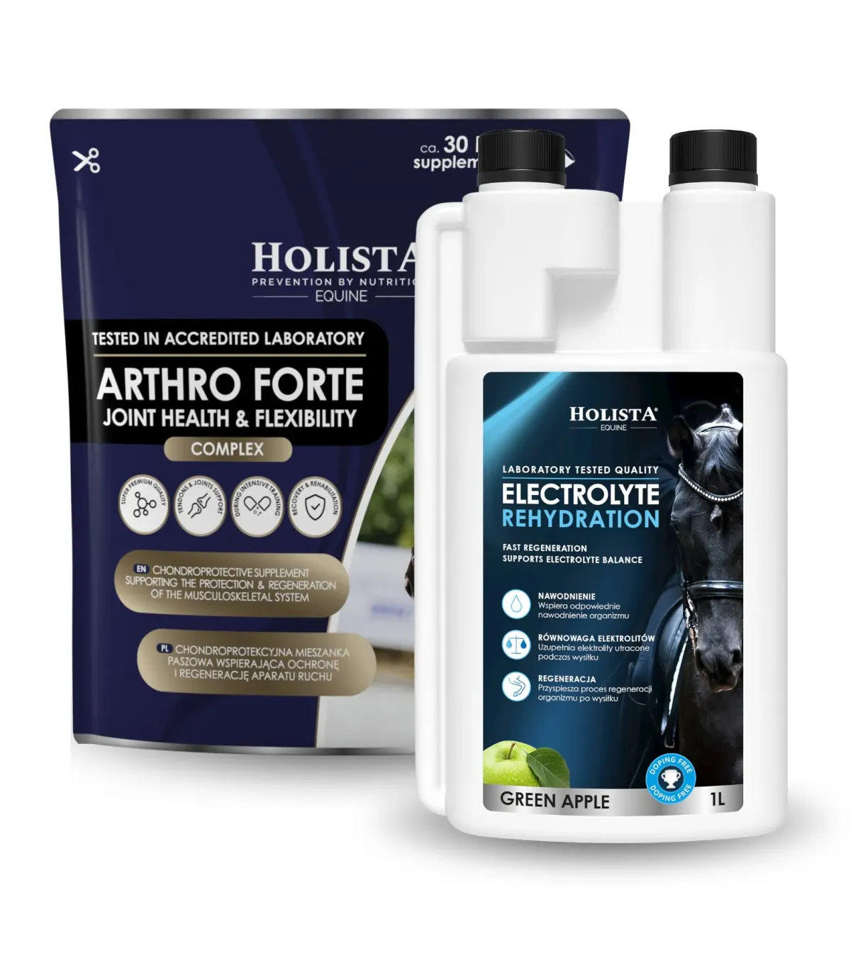 Elektrolity Holista Equine Rehydration 1l + Arthro Forte 600g