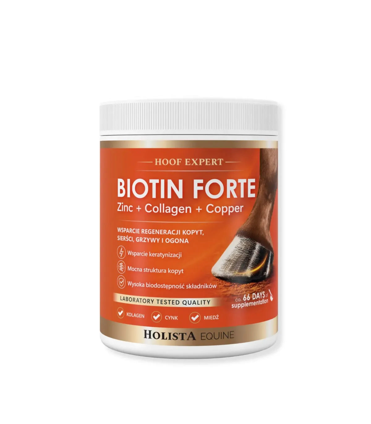 Biotin Forte 1000g kompleksowe wsparcie kondycji kopyt