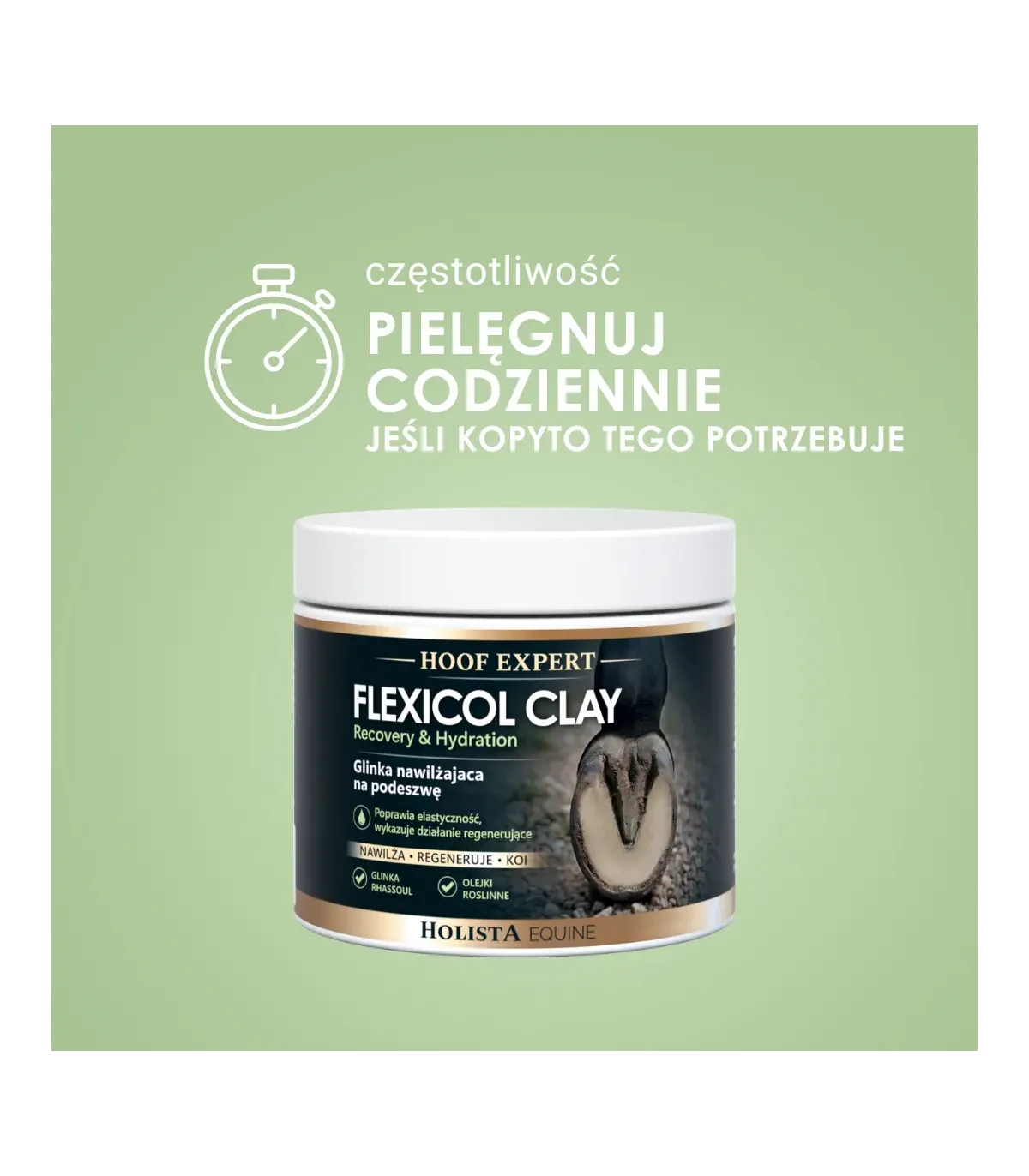 Hoof Expert Flexicol Clay 600g Glinka regenerująca na podeszwę