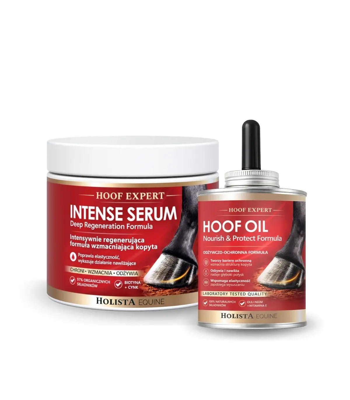 Regeneracja kopyt i wsparcie w gniciu strzałki  - Intense Serum 450ml + Stop Thrush 100ml