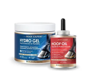 Nawilżenie kopyt i wsparcie w gniciu strzałki - Hydro Gel 400ml + Stop Thrush 100ml