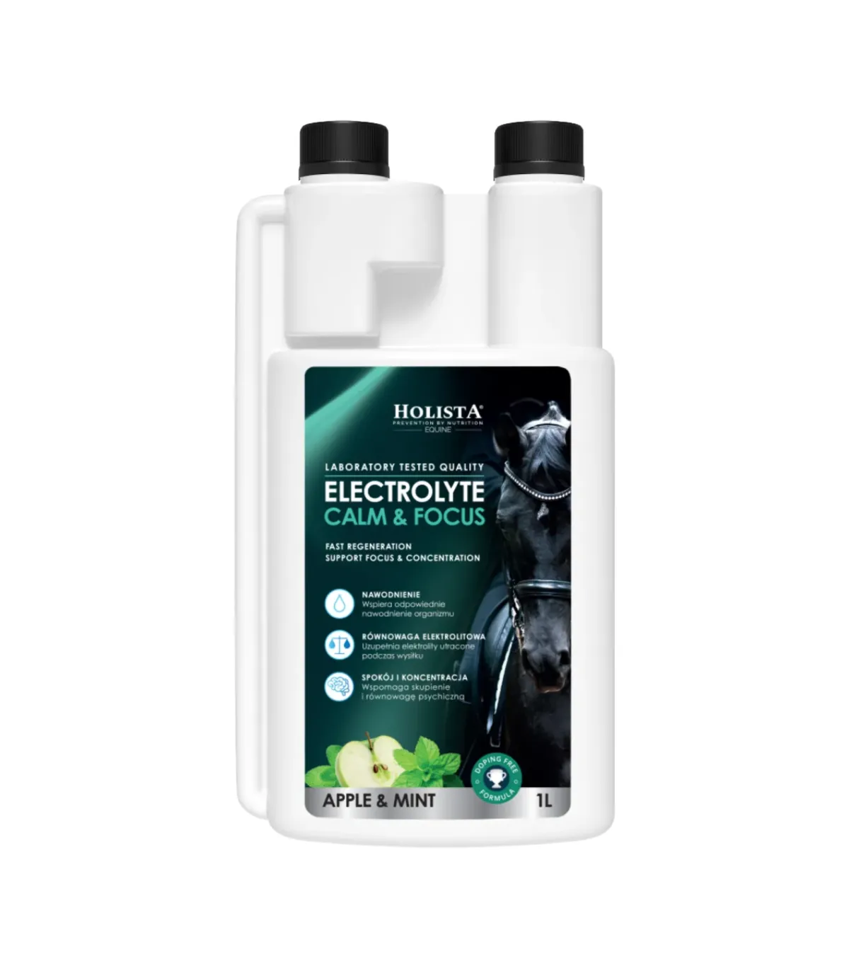 Elektrolity Holista Equine Calm&Focus 1l szybka regeneracja, skupienie i koncentracja