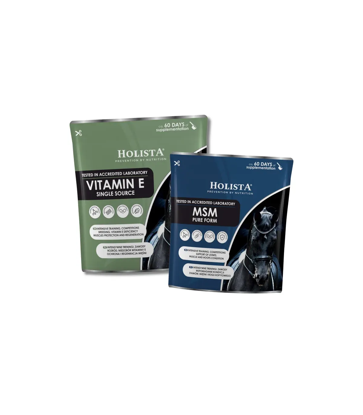 PAKIET Witamina E 400g + MSM 450g
