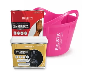 Witamina C 1000g + Regenerum 1000g + Wiadro elastyczne 17l GRATIS