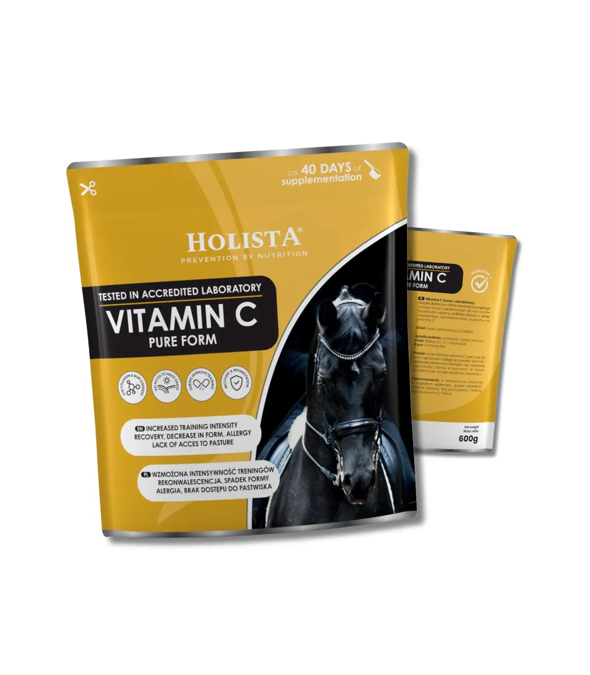 ZESTAW Witamina C 600g + Stop Thrush 100ml profilaktyka chorób kopyt