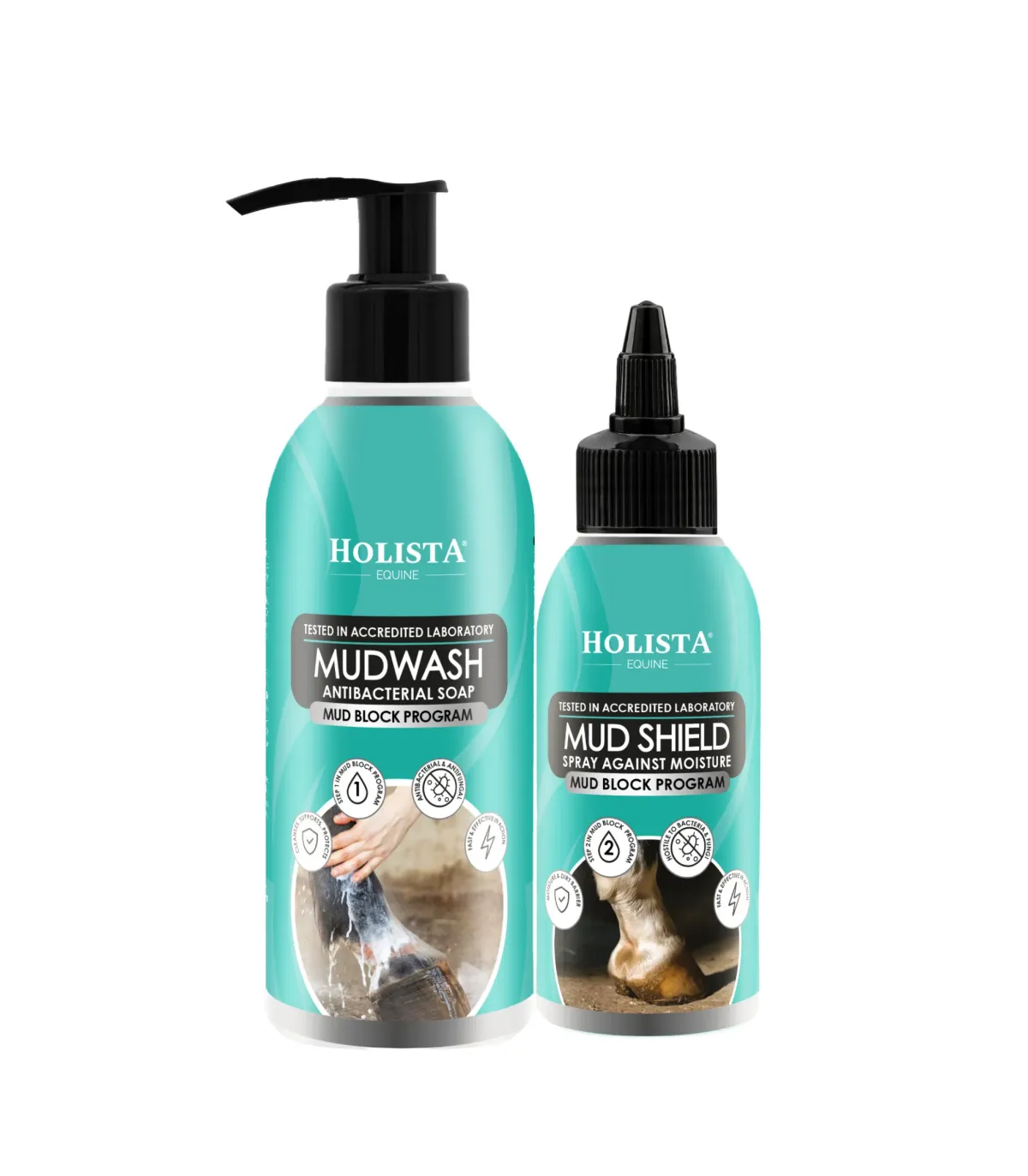 ZESTAW zwalczający grudę – Antybakteryjne mydło w żelu 200ml + Płyn na grudę 100ml