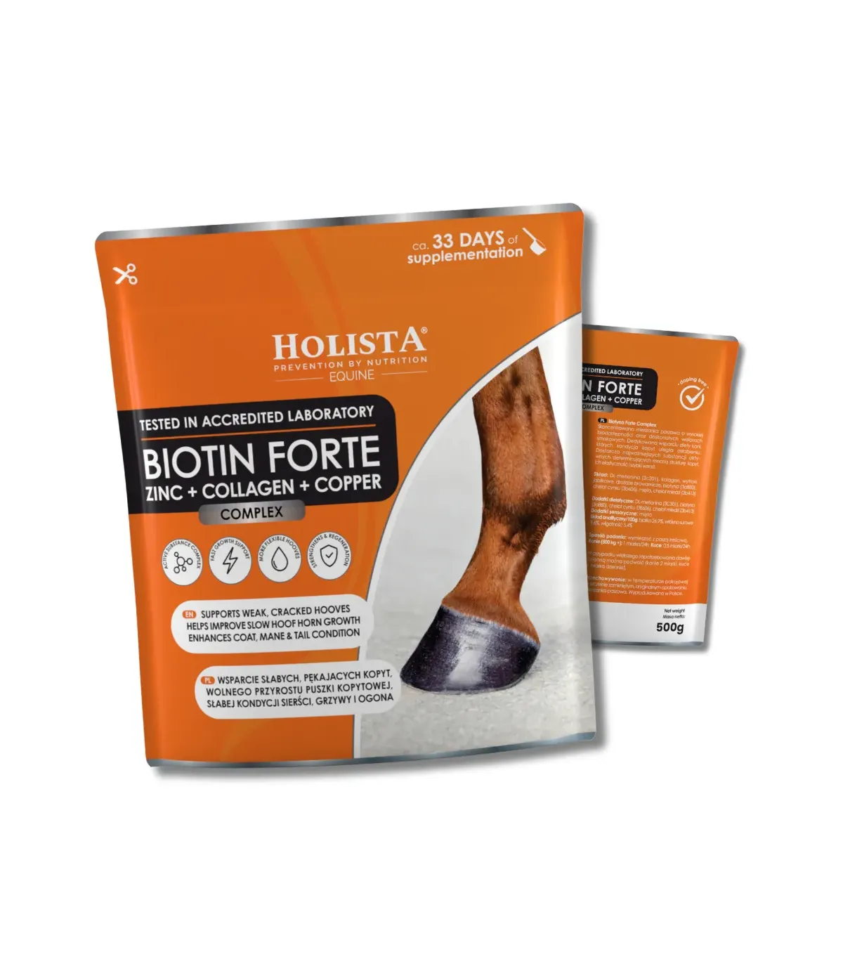ZESTAW na zdrową sierść i skórę – Biotin Forte 500g + Płyn na grudę 100ml