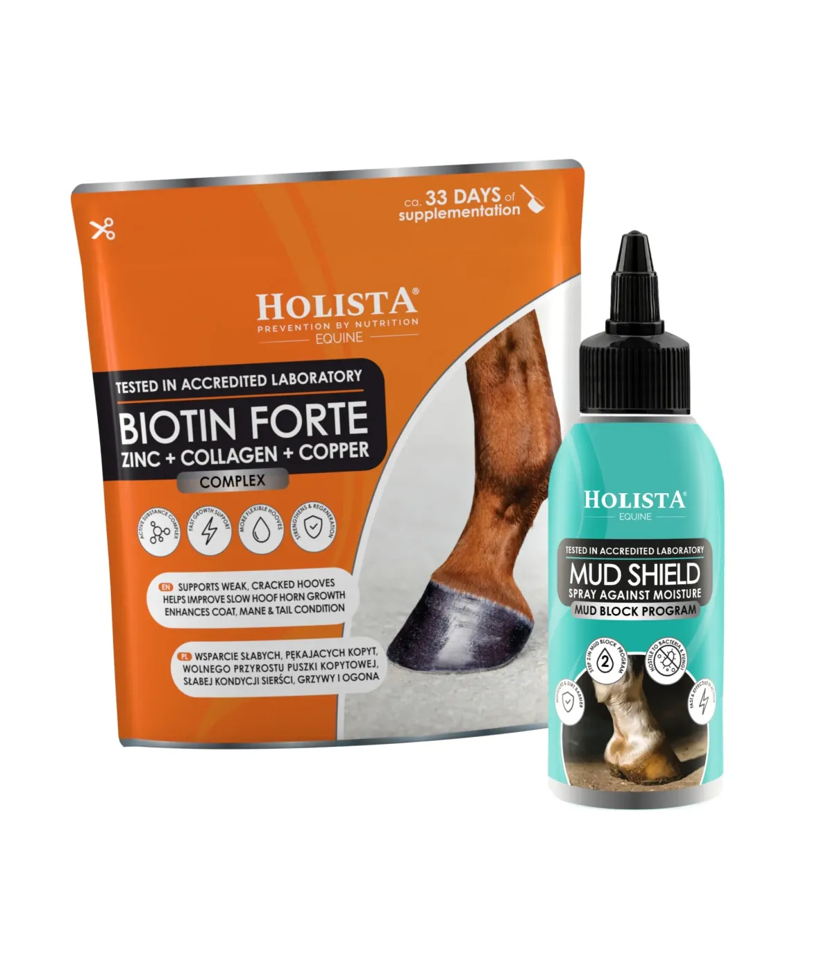 ZESTAW na zdrową sierść i skórę – Biotin Forte 500g + Płyn na grudę 100ml