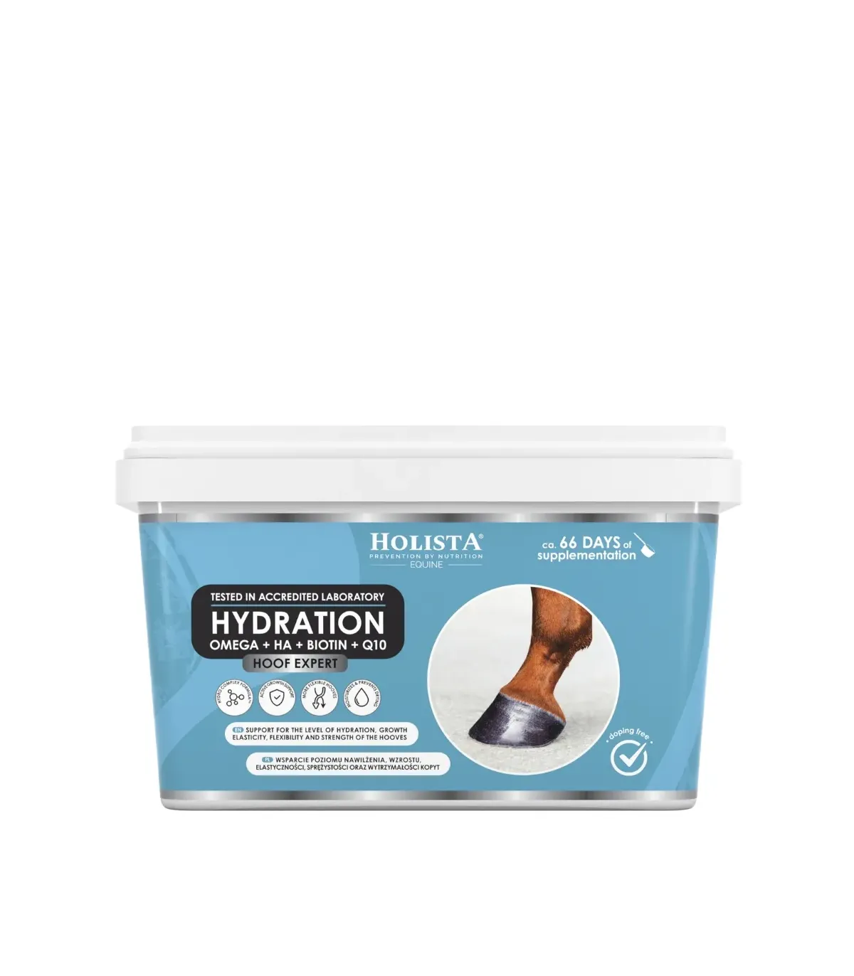 Hoof Expert Hydration 1600g nawilża i uelastycznia kopyta