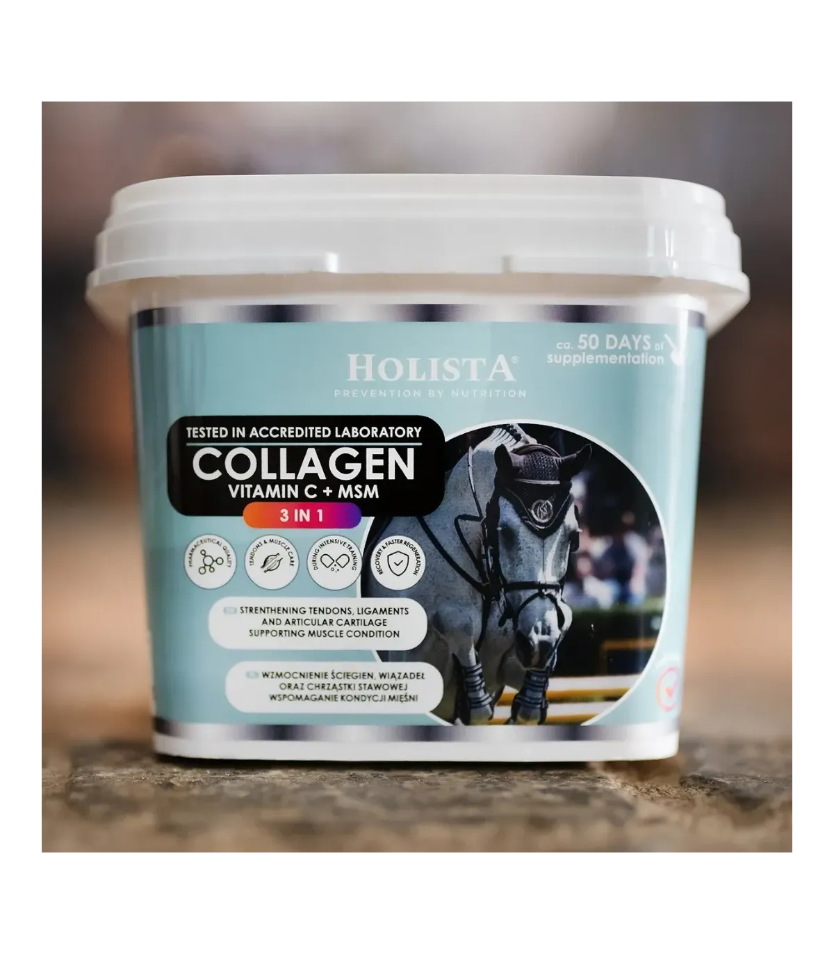Kolagen 3w1 Vit C + MSM 1000g wzmocnienie struktury ścięgien i stawów
