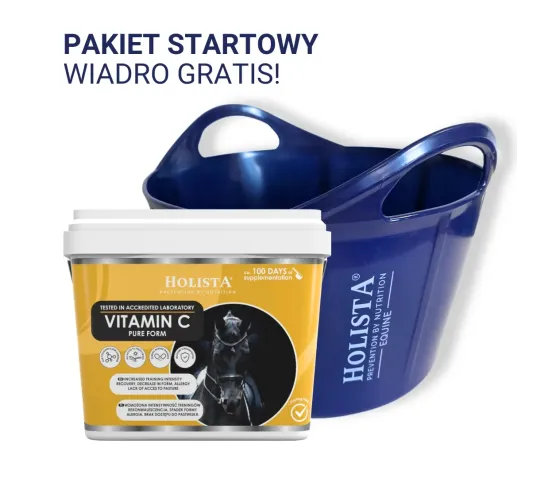 Witamina C 1000g + Wiadro elastyczne 17l GRATIS - Pakiet Startowy