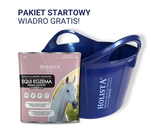 Equi Egzema 1000g + Wiadro elastyczne 17l GRATIS - Pakiet Startowy