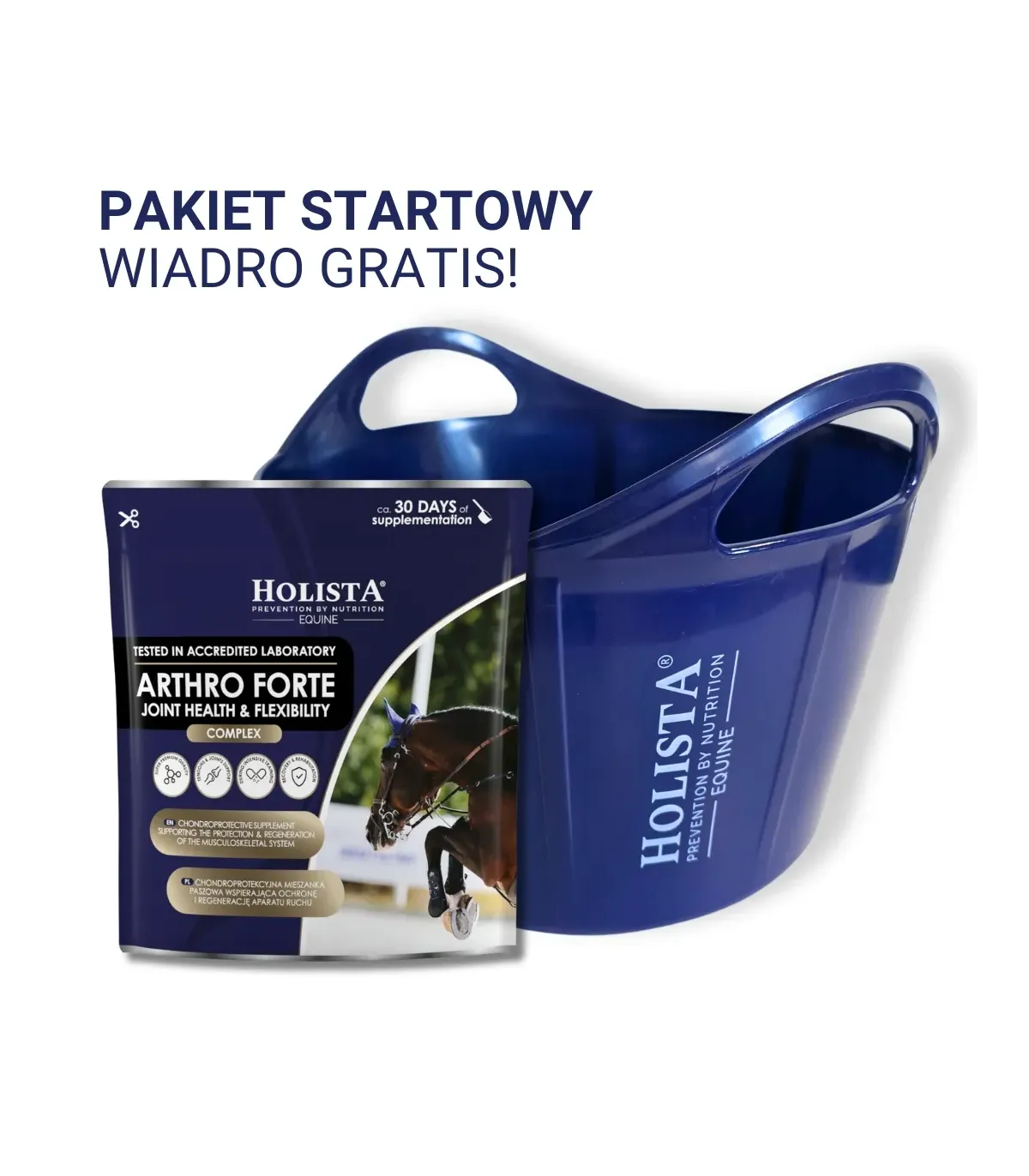 Arthro Forte 600g + Wiadro elastyczne 17l GRATIS - Pakiet Startowy