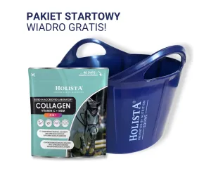 Kolagen 3w1 Vit C + MSM 600g + Wiadro elastyczne 17l GRATIS - Pakiet Startowy