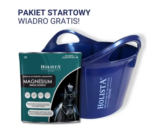 Magnesium 800g + Wiadro elastyczne 17l GRATIS - Pakiet Startowy