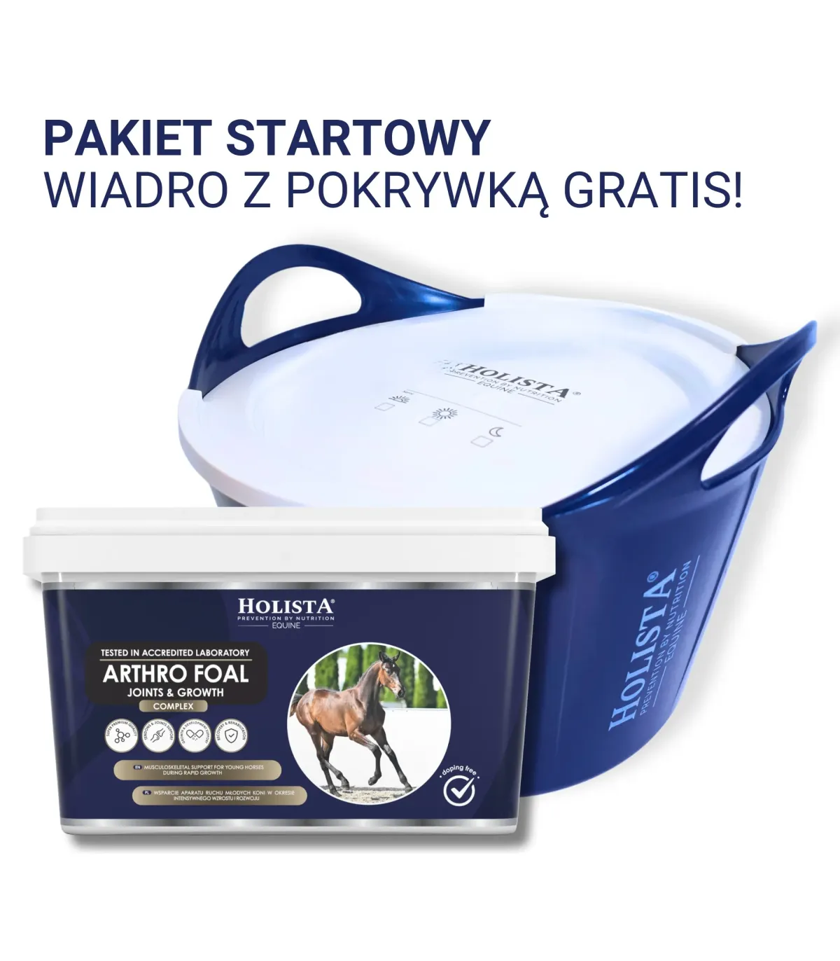 Arthro Foal 2000g + Wiadro elastyczne 17l z pokrywką GRATIS - Pakiet Startowy