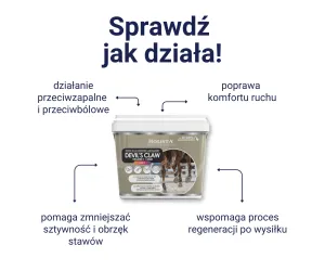Czarci Pazur + MSM + Vit C 500g schorzenia aparatu ruchu