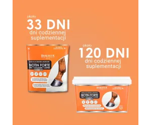 Biotin Forte 1800g + Wiadro elastyczne 17l z pokrywką GRATIS - Pakiet Startowy